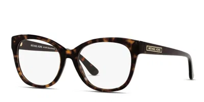 Michael Kors Women's Mk4081f Cat Eye Eyeglasses In Tortoise In Black
