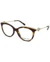 Michael Kors Women's Mk4089u 53mm Optical Frames In Brown