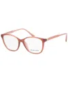 Michael Kors Women's Mk4103u 53mm Optical Frames In Pink