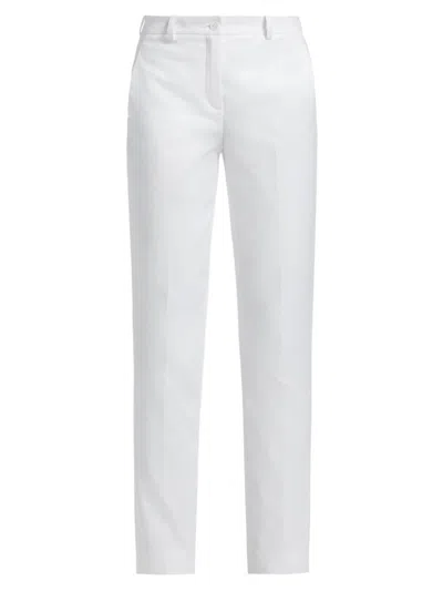 Michael Kors Women's Narrow Samantha Pants In White