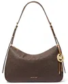 Michael Kors Women's Nolita Large Top Zip Convertible Shoulder Bag In Brown