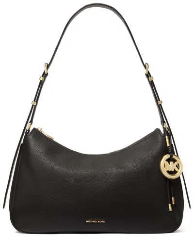 Michael Kors Women's Nolita Medium Convertible Top Zip Shoulder Bag In Black