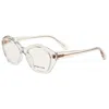 Michael Kors Women's 53mm Black Opticals In Gray