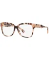 Michael Kors Women's Palawan Square Eyeglasses, Mk409154-o In Pink Tortoise