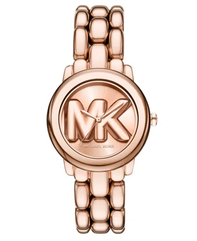 Michael Kors Women's Phoebe Three-hand Rose Gold-tone Stainless Steel Watch, 36mm