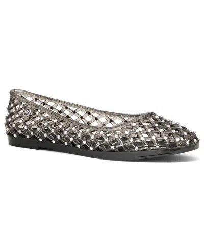 Michael Kors Women's Pixie Jelly Slip-on Ballet Flats In Black
