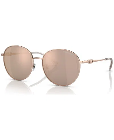 Michael Kors Women's Polarized Sunglasses, Mk1119 In Rose Gold-tone