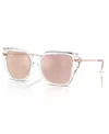 Michael Kors Women's Polarized Sunglasses, St. Barths Mk2231u In Clear