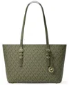Michael Kors Women's Quinn Medium East West Tote Bag In Green