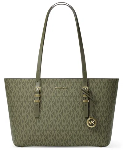 Michael Kors Women's Quinn Medium East West Tote Bag In Green