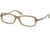 Michael Kors Women's Quisisana Rectangle Eyeglasses In Birch In Brown