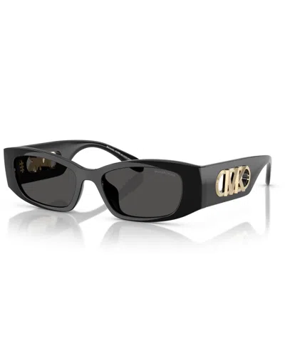 Michael Kors Women's Rhodes Sunglasses, Mk2243u In Dark Grey Solid