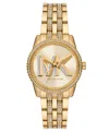 Michael Kors Mini Ritz Watch, 35mm In Gold-tone