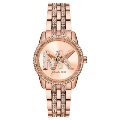 Michael Kors Women's Ritz Rose Gold Dial Watch