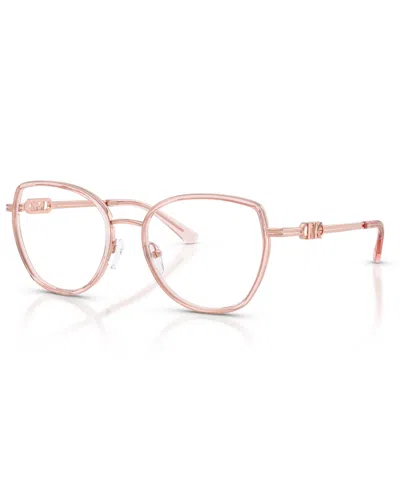 Michael Kors Women's Round Eyeglasses, Mk3101 In Pink