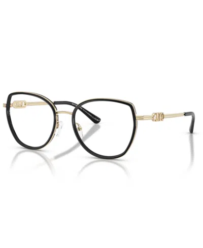 Michael Kors Women's Round Eyeglasses, Mk3101 In Black