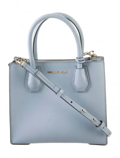 Michael Kors Women's Saffiano Long Strap Handbag In Baby Blue