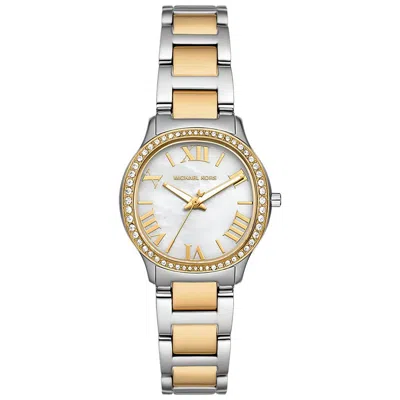 MICHAEL KORS WOMEN'S SAGE MOTHER OF PEARL DIAL WATCH