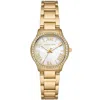 Michael Kors Women's Sage Pav� Mother Of Pearl Dial Watch In Gold