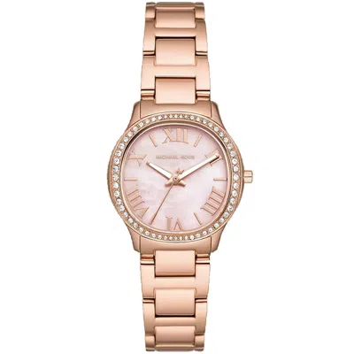 MICHAEL KORS WOMEN'S SAGE PINK MOP DIAL WATCH