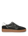 Michael Kors Women's Scotty Lace Up Low Top Sneakers In Black