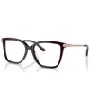 Michael Kors Women's Shenandoah Eyeglasses, Mk4101u 53 In Cordovan