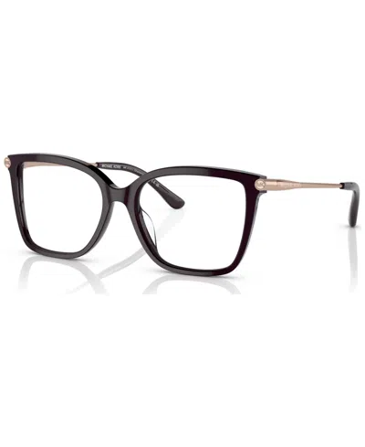 Michael Kors Women's Shenandoah Eyeglasses, Mk4101u 53 In Cordovan