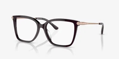 MICHAEL KORS WOMEN'S SHENANDOAH SQUARE EYEGLASSES IN CORDOVAN