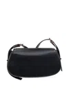 Michael Kors Black Shoulder Bag With Adjustable Shoulder Strap And Logo Lettering On The Front In Leather Woman In Nero