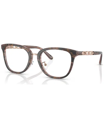 Michael Kors Women's Square Eyeglasses, Mk409952-o In Pink Tortoise