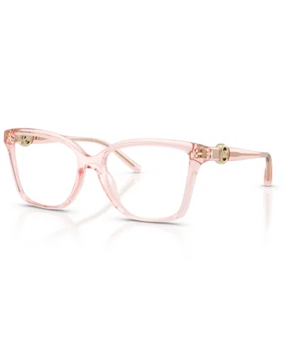 Michael Kors Women's Square Eyeglasses, Mk4180u In Pink