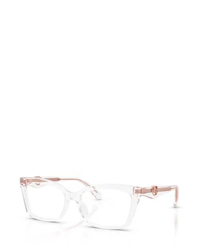 Michael Kors Women's Square Garzeno Eyeglasses, Mk4165u In Transparent