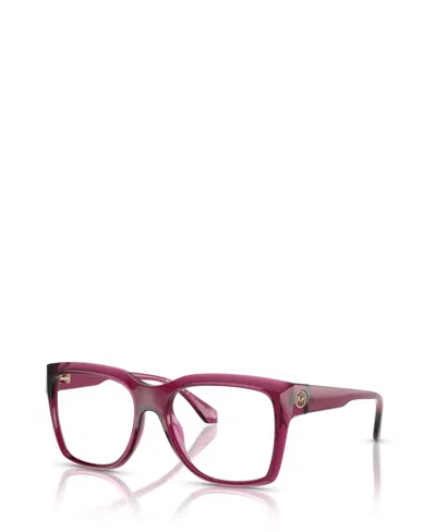 Michael Kors Women's Square Sarasota Eyeglasses, Mk4144u In Purple