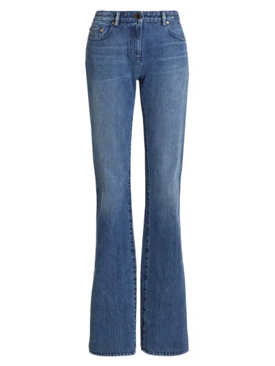 Michael Kors Women's Stovepipe Boot-cut Jeans In Blue