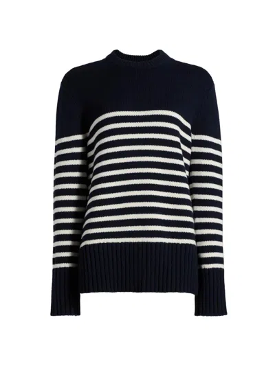 Michael Kors Women's Striped Cashmere Sweater