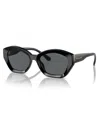Michael Kors Womens Black Mk2209u Bel Air Geometric Acetate Sunglasses In Black