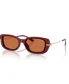 Michael Kors Women's Sunglasses, Capella Mk2228d In Deep Red