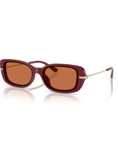 Michael Kors Women's Sunglasses, Capella Mk2228d In Deep Red Solid