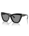 Michael Kors Womens Black Mk2211u Dubai Cat-eye Acetate Sunglasses In Black