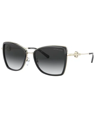 Michael Kors Woman Sunglass Mk1067b Corsica In Dark Grey Gradient
