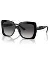 Michael Kors Womens Mk2213 Nice Butterfly-frame Acetate Sunglasses Black In Black