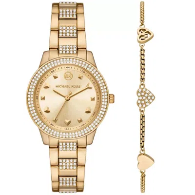 Michael Kors Women's Tibby Gold Dial Watch