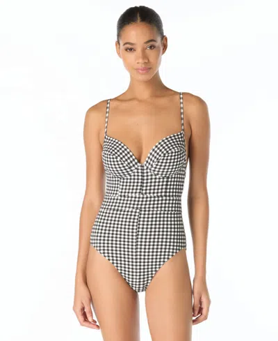 Michael Kors Women's Underwire One-piece Swimsuit In Multi