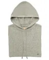 Michael Kors Women's Unexposed Seam Hooded Accessory In Gray