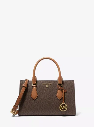 Michael Kors Women's Valerie Logo Mk Center Zip Satchel Crossbody Bag In Multi