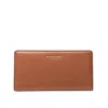 Michael Kors Bryant Leather Wallet With Logo In Brown