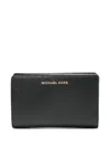 Michael Kors Bryant Wallet In Black Leather In Black
