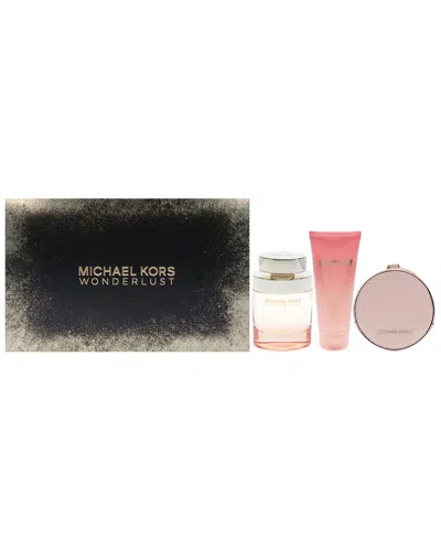 Michael Kors Women's Wonderlust 3pc Gift Set In White