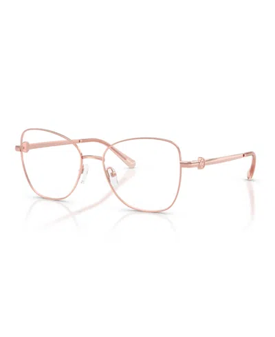 Michael Kors Women's Zakynthos Eyeglasses, Mk3108 In Rose Gold