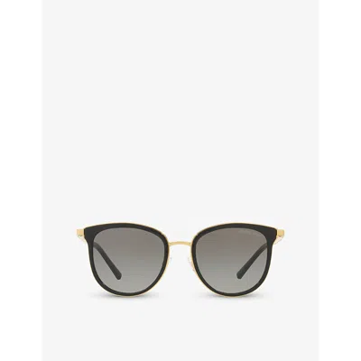 Michael Kors Womens Black Mk1010 Adrianna I Round-frame Sunglasses